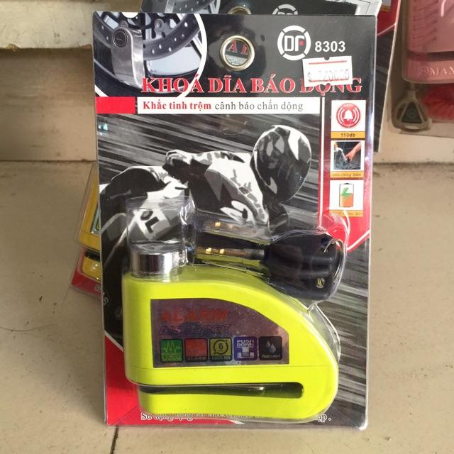 Khóa phanh thắng đĩa xe máy DF8303 có báo động chống trộm - MSOFT