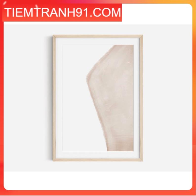 Tranh treo tường | Tranh nghệ thuật trừu tượng - Neutral Abstract Art Print, Shape Abstract Art 05