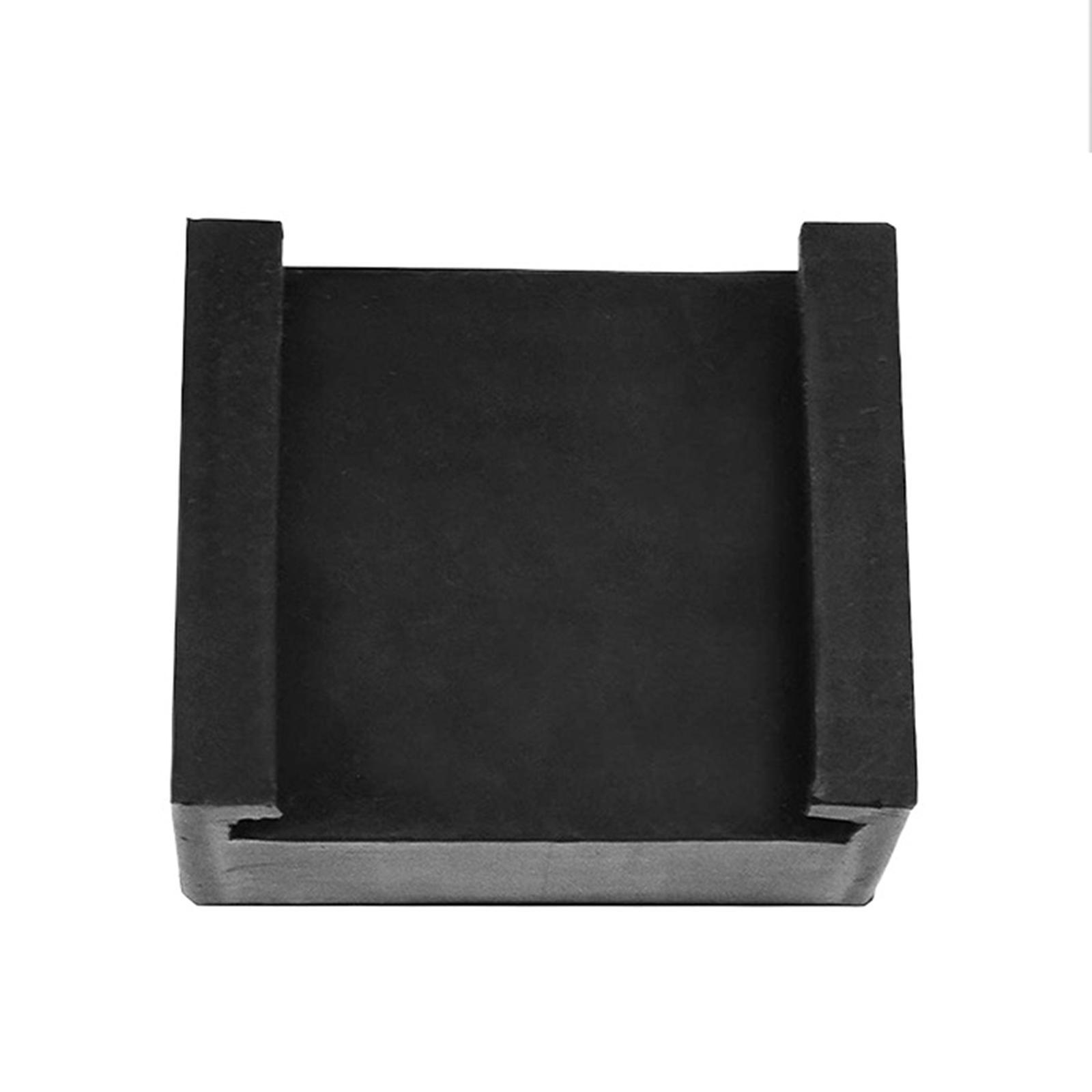 Black  Jack Stand Rubber Pad Universal Accessory Car Repair Tools for Jack Stand and Floor Jack Durable Slotted Frame Jack Stand Pad