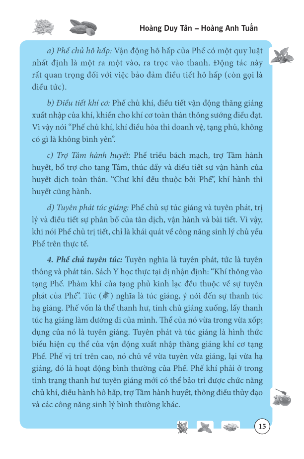 Sách Phế Đại Trường Trong Đông Y