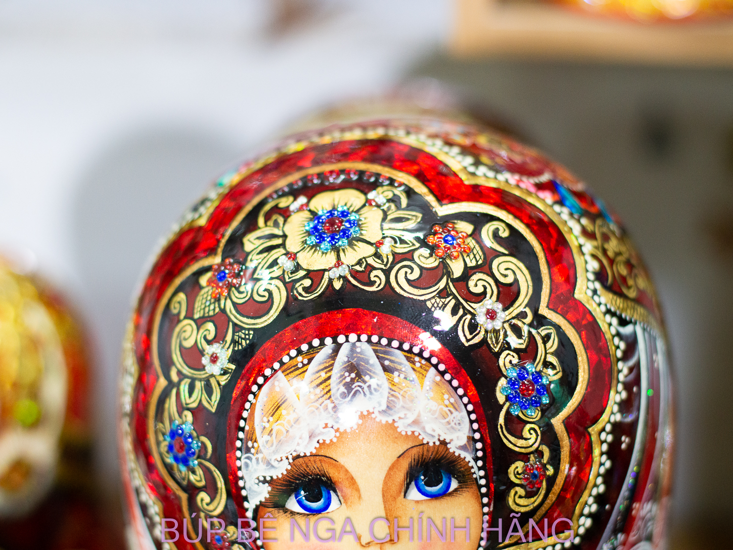 BỘ BÚP BÊ NGA MATRYOSHKA CAO CẤP CỠ LỚN 15 LỚP 35CM HOA VĂN "PHONG CẢNH SAINT PETERSBURG" CỰC ĐẸP VÀ SANG TRỌNG