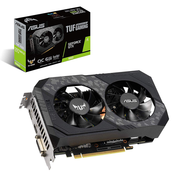 Card Màn Hình Gaming ASUS TUF-GTX1660-O6G-GAMING - Hàng Chính Hãng