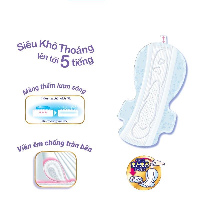 Combo 3 Băng Vệ Sinh Sofy Skin Comfort Ultra Thin 36cm Đêm Siêu Thoải Mái Siêu Mỏng Cánh 12 Miếngx3