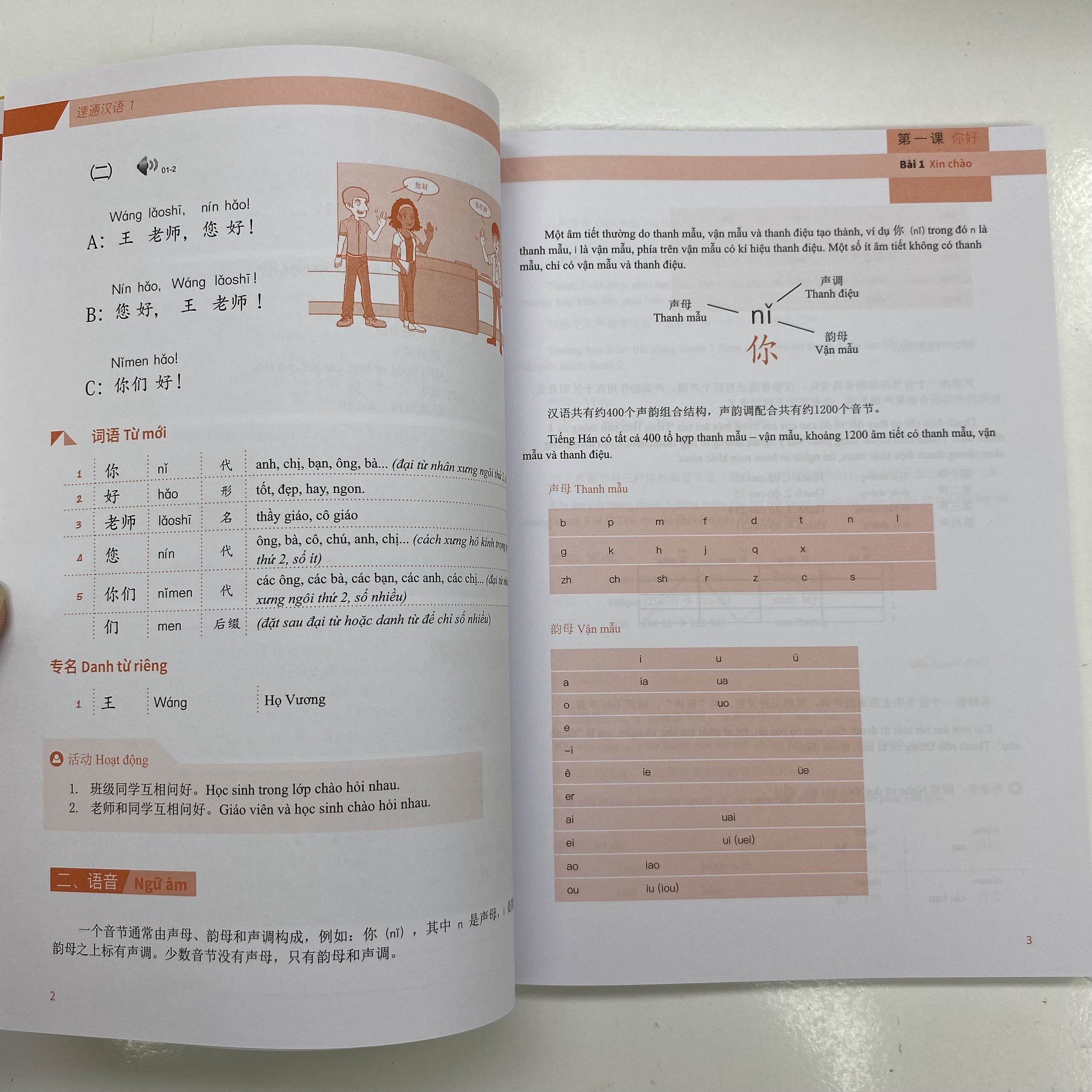 Hình ảnh Sách giáo trình hán ngữ MSUTONG quyển 1 tự học tiếng Hoa cho người mới bắt đầu