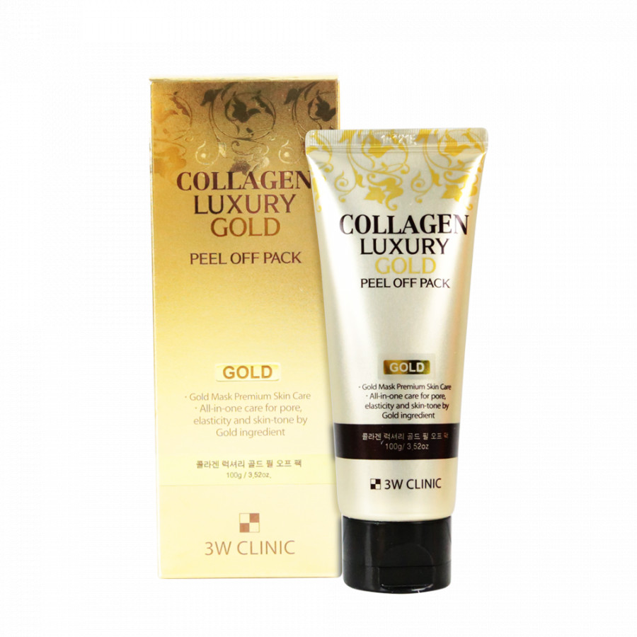 Mặt Nạ Vàng 3W Clinic Collagen Luxury Gold Peel Off Pack 100g