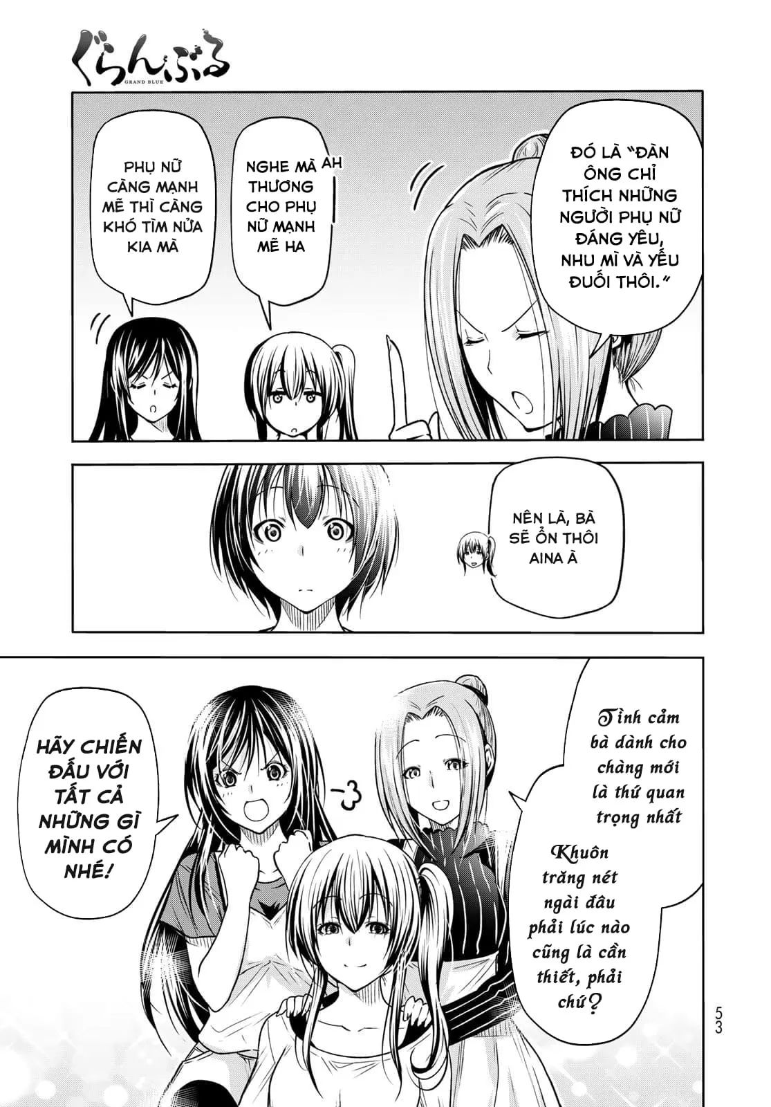 cô gái thích lặn - grand blue chapter 72 31