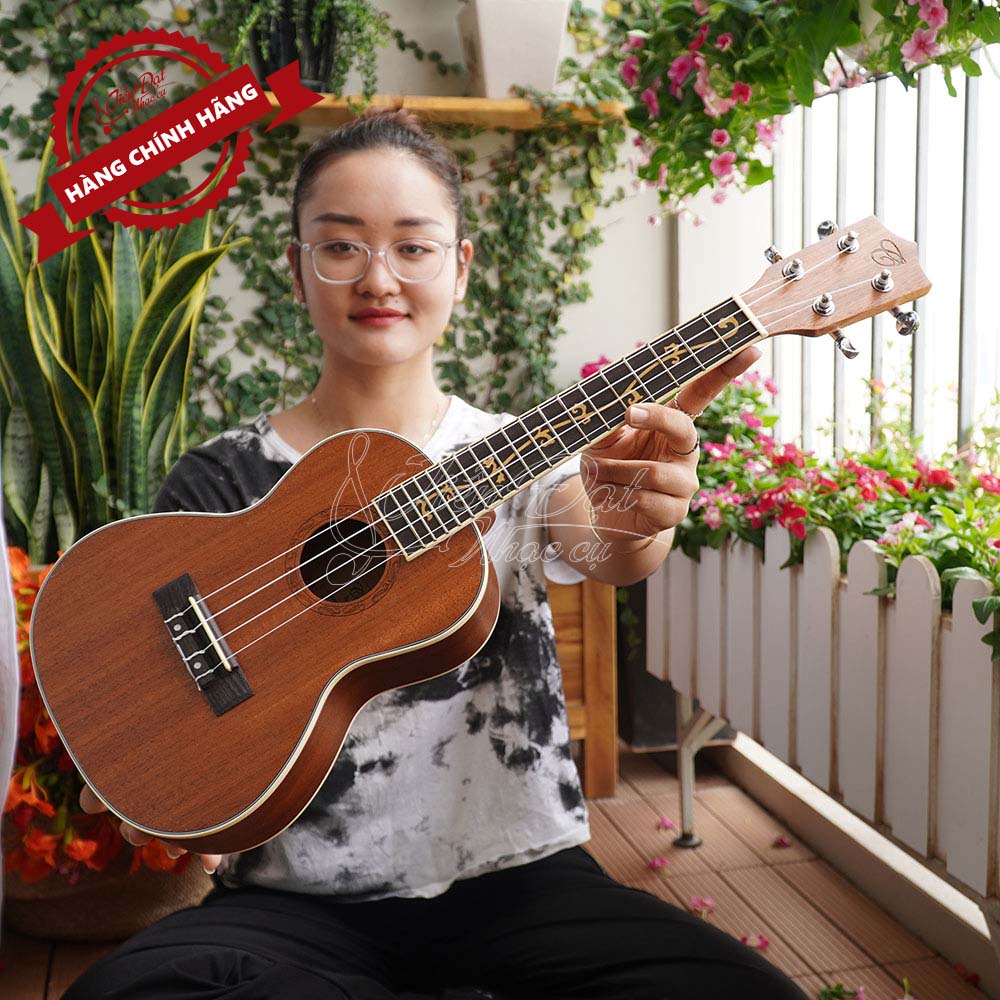 Đàn Ukulele Concert  U 24INCH Gỗ Gụ Cao Cấp Siêu Bền - Hàng Chính Hãng