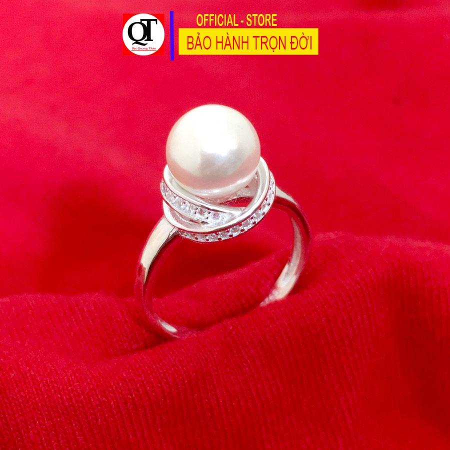 Nhẫn nữ bạc chất liệu bạc ta trang sức Bạc Quang Thản – QTNU64
