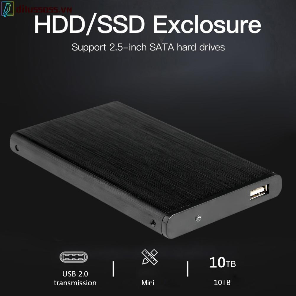 Hộp đựng ổ cứng di động USB 2.0 10TB 2.5 inch SATA HDD SSD