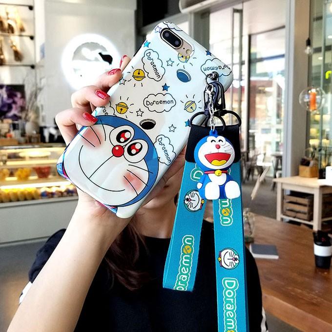 Ốp lưng Doreamon full phụ kiện cho iphone X / Xs max / 8 plus / 7 plus