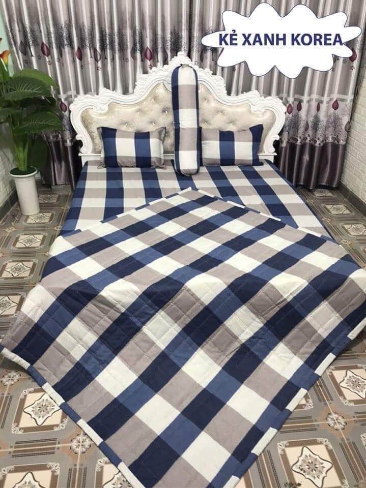 Bộ Chăn Ga Gối Cotton Hè Thu Giá Rẻ