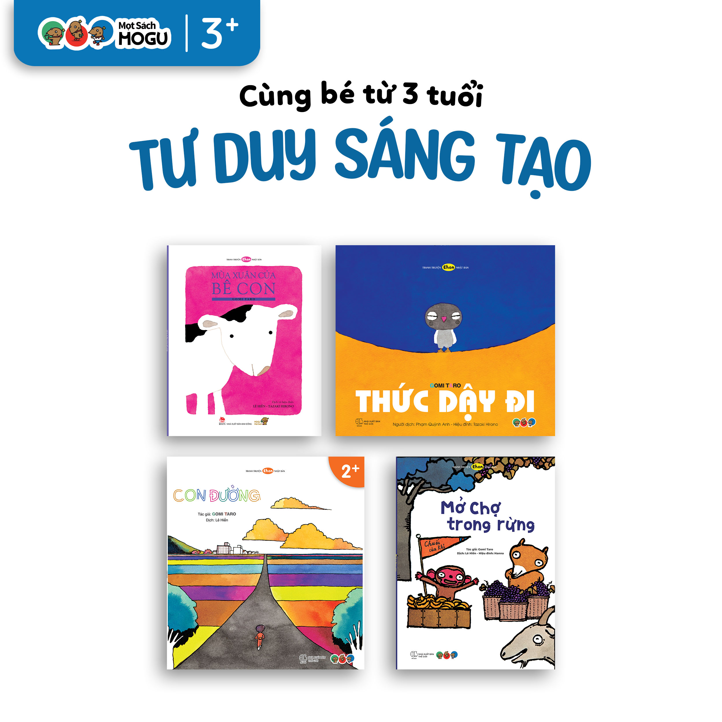 Truyện Ehon bé 3-4-5 tuổi - Bộ 5 cuốn Tư duy sáng tạo