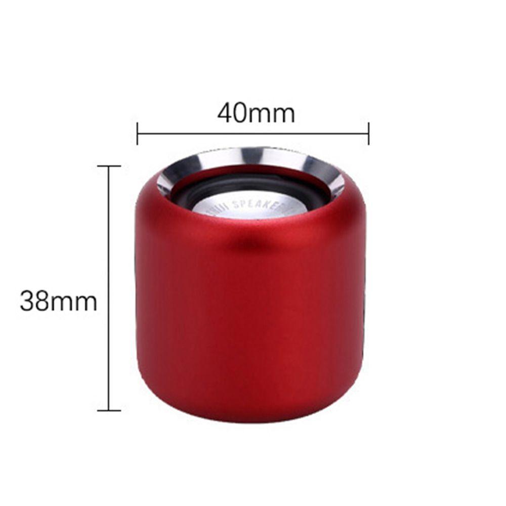 Loa siêu trầm không dây âm thanh nổi Hifi sáng tạo bằng kim loại Loa Bluetooth không dây Máy nghe nhạc Loa mini Màu sắc: Bạc