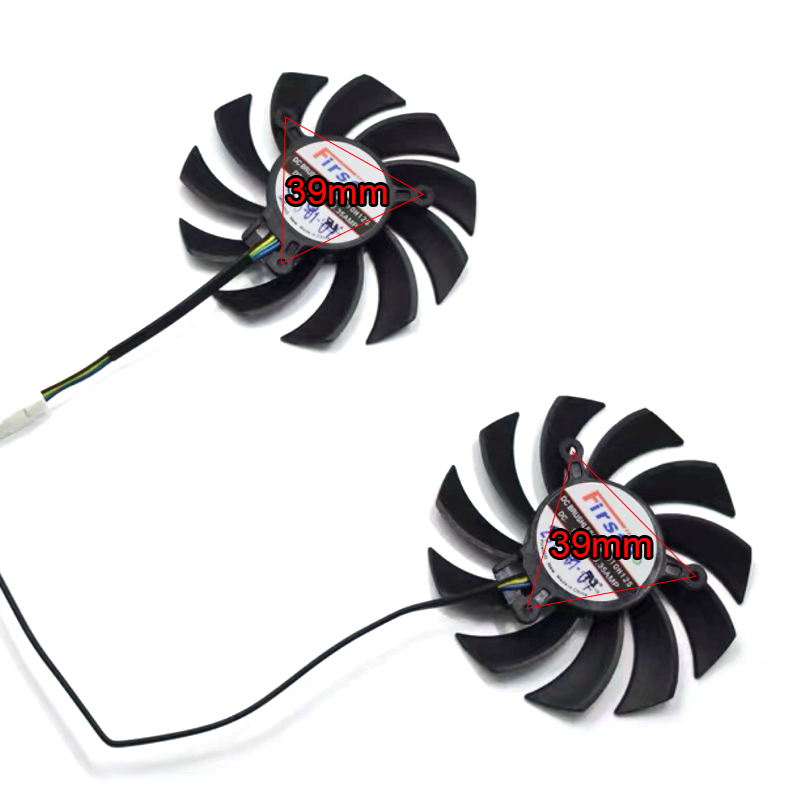 2PCS 75MM FD7010H12S 4PIN Dual-X HD7850 Cooler Fan Replace For Sapphire Dual-X HD7850 1G GDDR5 Sapphire HD 7850 2GB Cards Fans