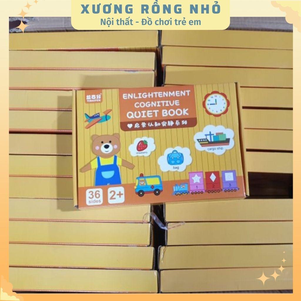 Học Liệu 17 Chủ Đề, Đồ Chơi Giáo Dục Sớm Cho Bé, Bảng Bận Rộn Quiet Book, Busy Board, Bóc Dán Cho Bé 2-6 tuổi