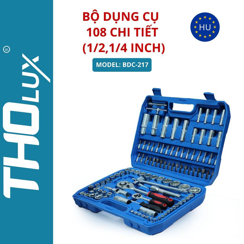 Bộ dụng cụ 108 chi tiết (1/2,1/4 inch) BDC-217 Tholux