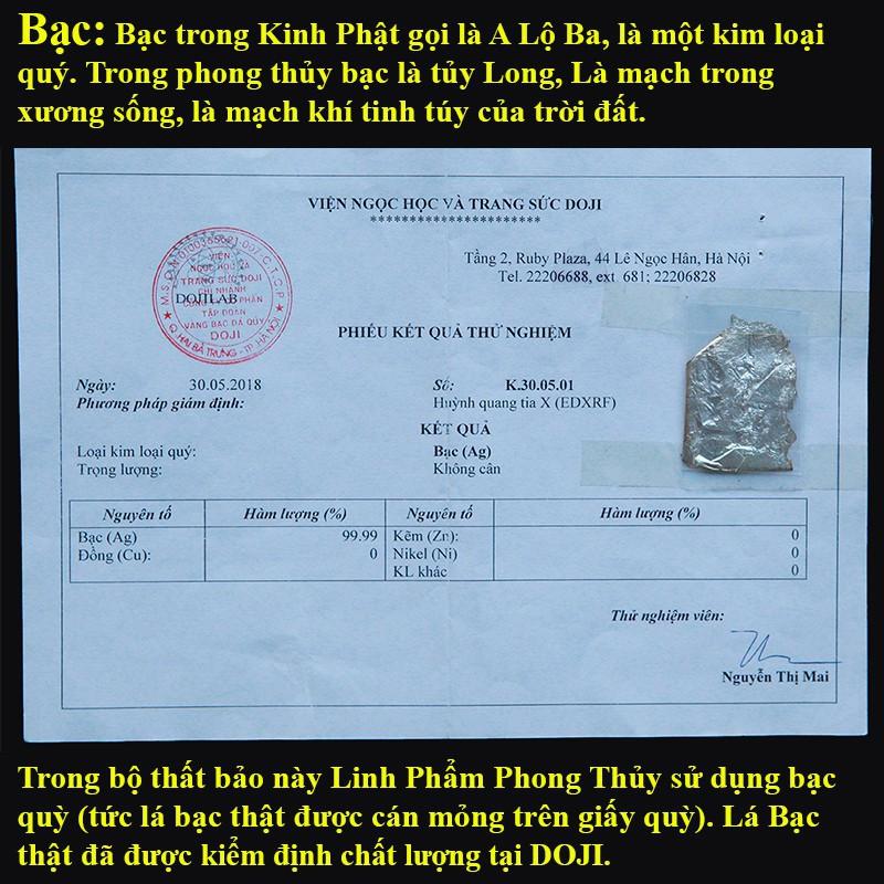 Bộ thất bảo cốt bát hương chuẩn - Bộ số một