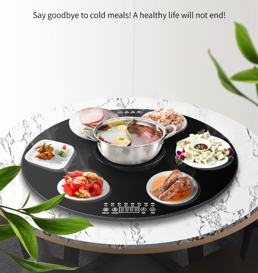 Mâm điện hâm nóng nấu lẩu, làm nóng thực phẩm xung quanh HotPot Heating Board cao cấp (80cm)