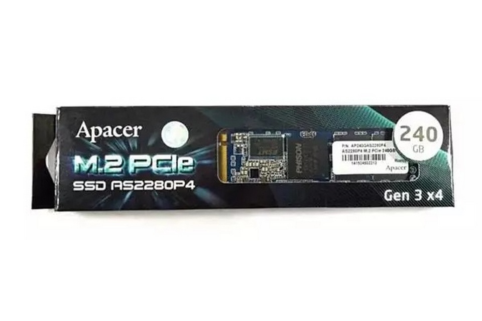 Ổ cứng SSD Apacer AS2280P4U 256GB / 512GB M.2 PCIe Gen3 x4 - Hàng Chính Hãng