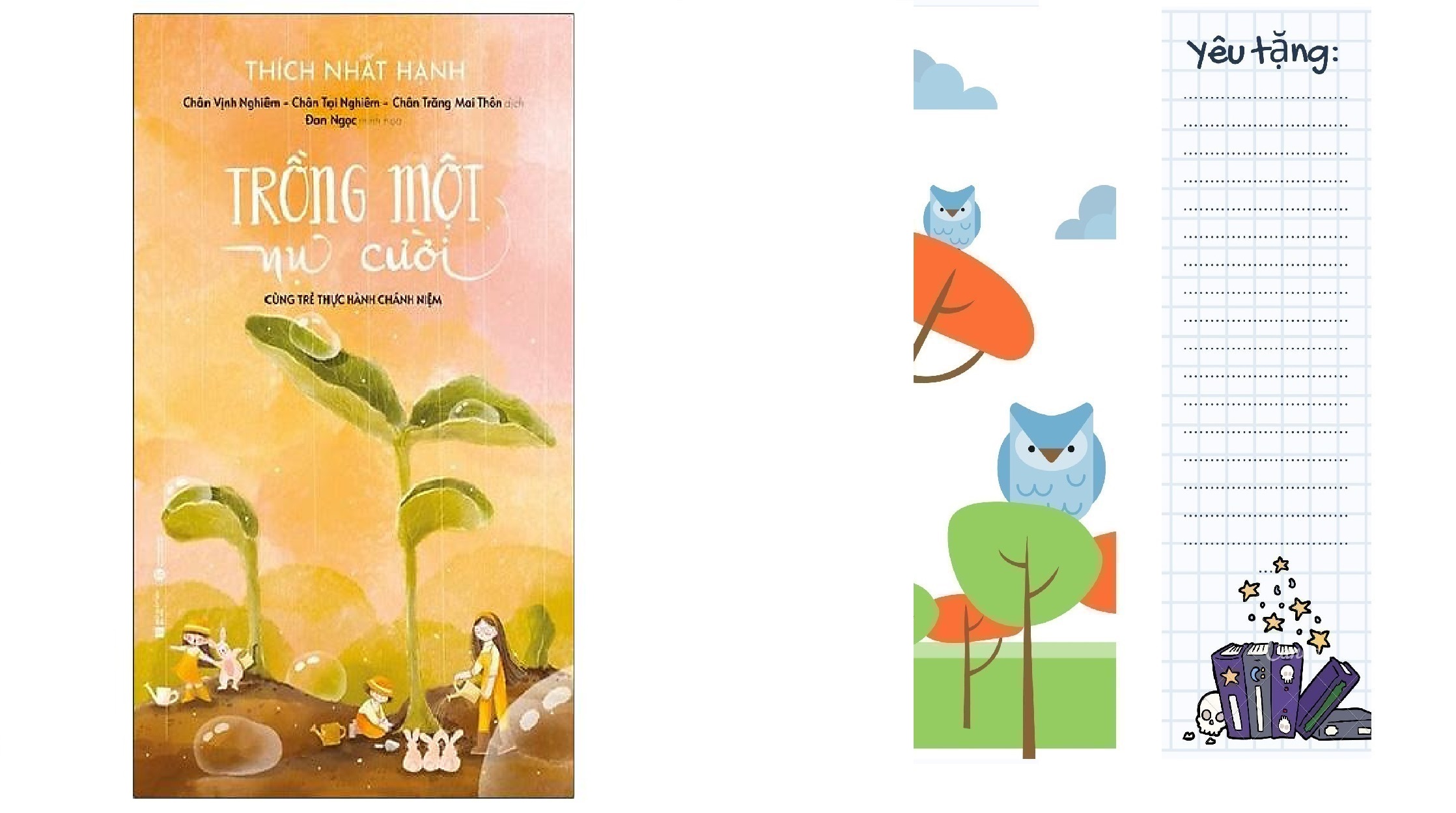 Trồng Một Nụ Cười - Cùng Trẻ Thực Hành Chánh Niệm - Bìa Cứng - Tặng Kèm Bộ Postcard - ảnh 2