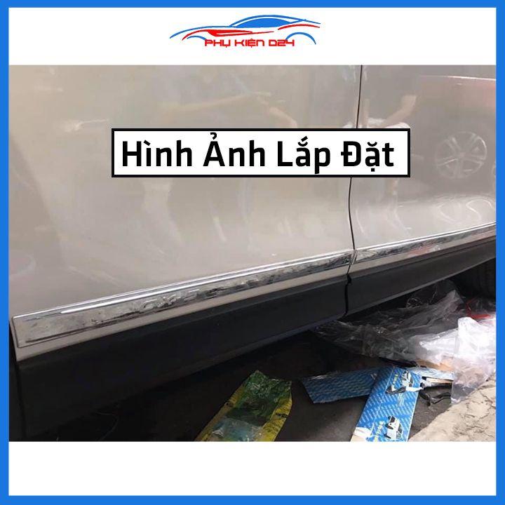 Bộ ốp nẹp sườn CX5, CX-5 2018-2019-2020-2021-2022 mạ crom trang trí làm đẹp xe