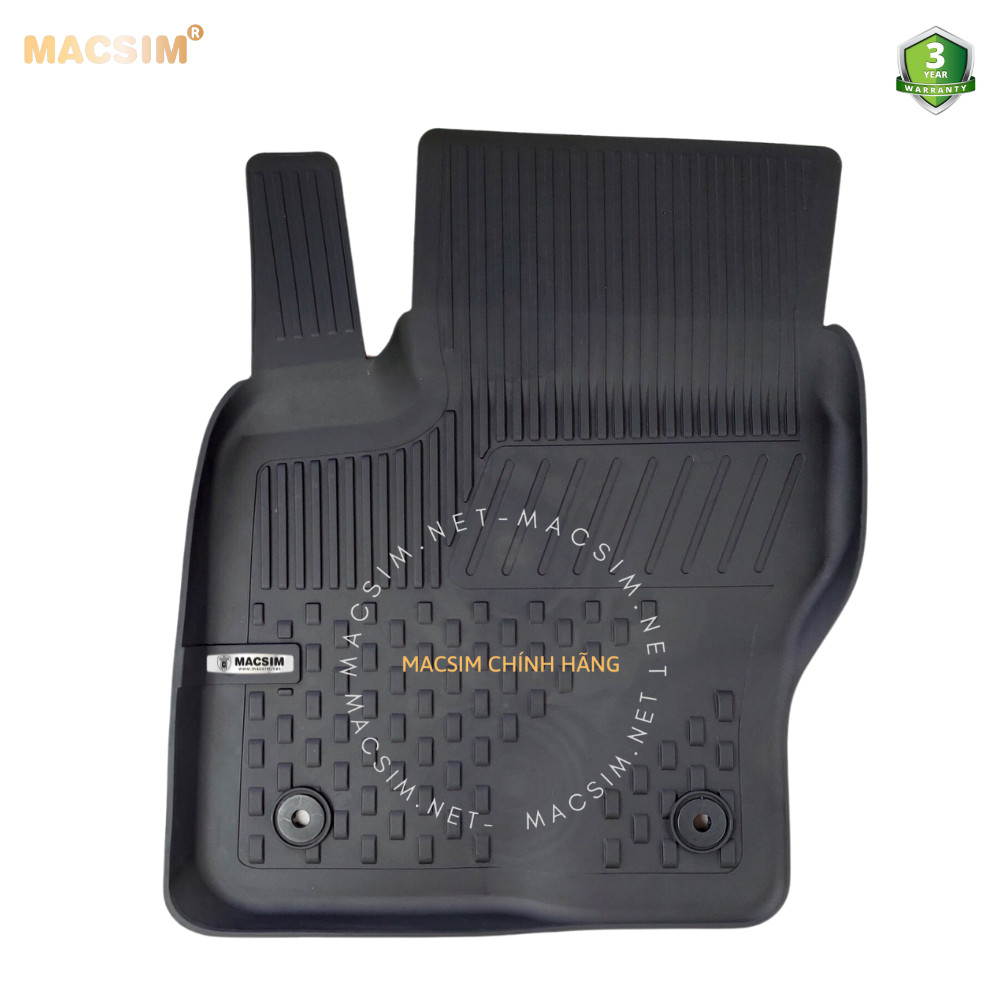 Thảm lót sàn ô tô nhựa TPE Silicon Ford Focus 2 Sedan / Hatback 2005-2010 Black Nhãn hiệu Macsim