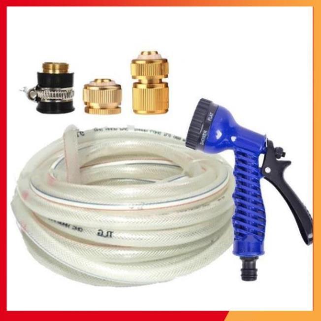 Bộ dây tăng áp 3 lần vòi xịt nước rửa xe, tưới cây loại 7-10m 206843