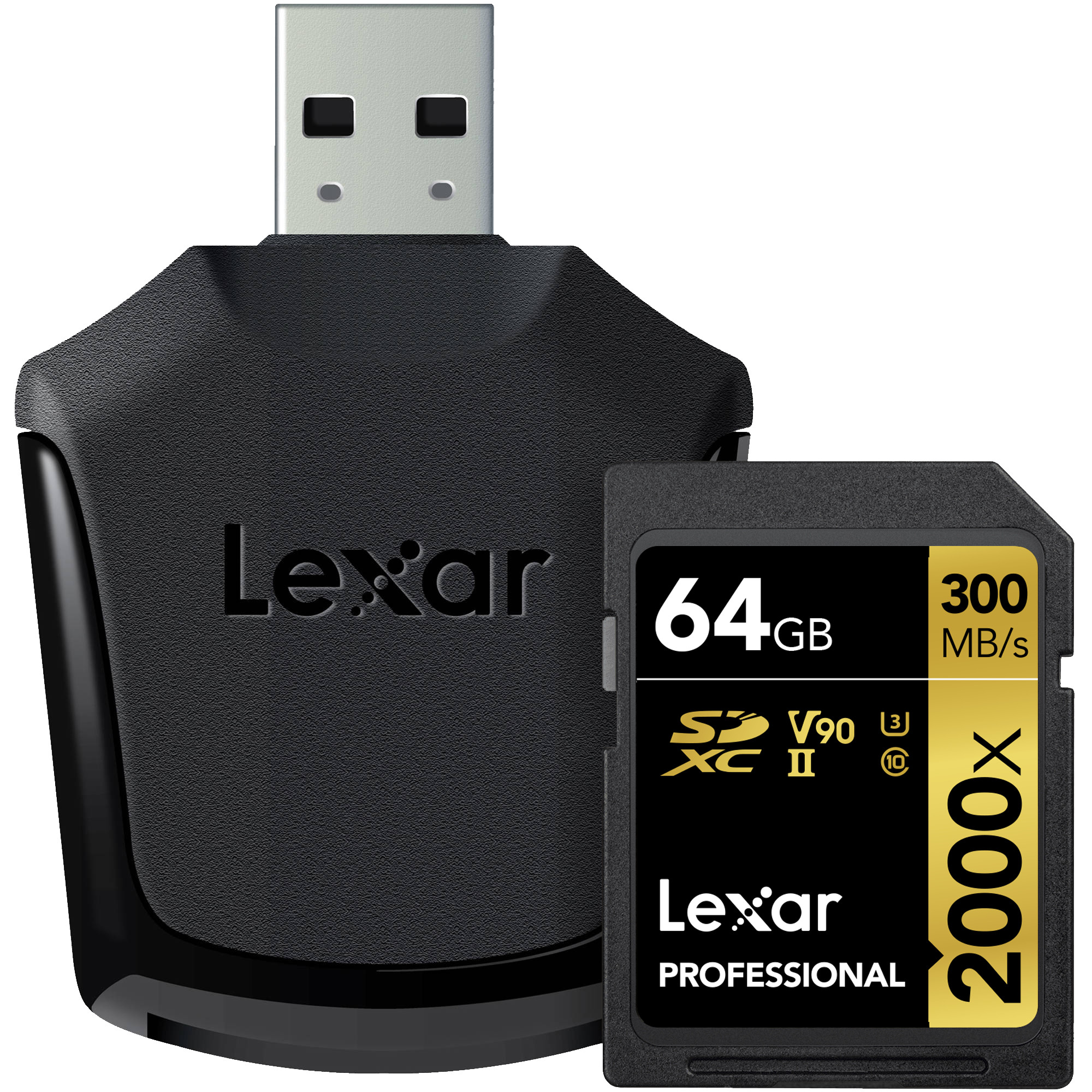 Thẻ Nhớ Lexar SDXC Professional 2000x 64GB UHS-II 300MB/s - Hàng Chính Hãng