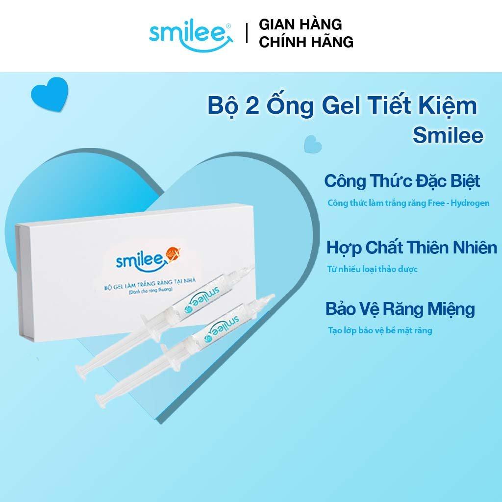 Bộ 2 ống GEL bô sung cho máy làm trắng răng Smilee an toàn tại nhà