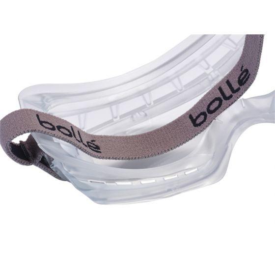 Kính BOLLE 1686102 Coverall 3 Safety Goggle Smoke, kính chống văng bắn hóa chất, tròng Xám