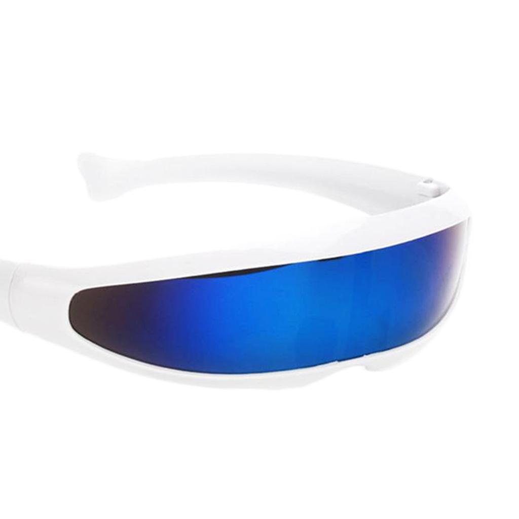 Hình ảnh Unisex Futuristic Narrow Shield Sunglasses Visor Glasses Cosplay Eyewear