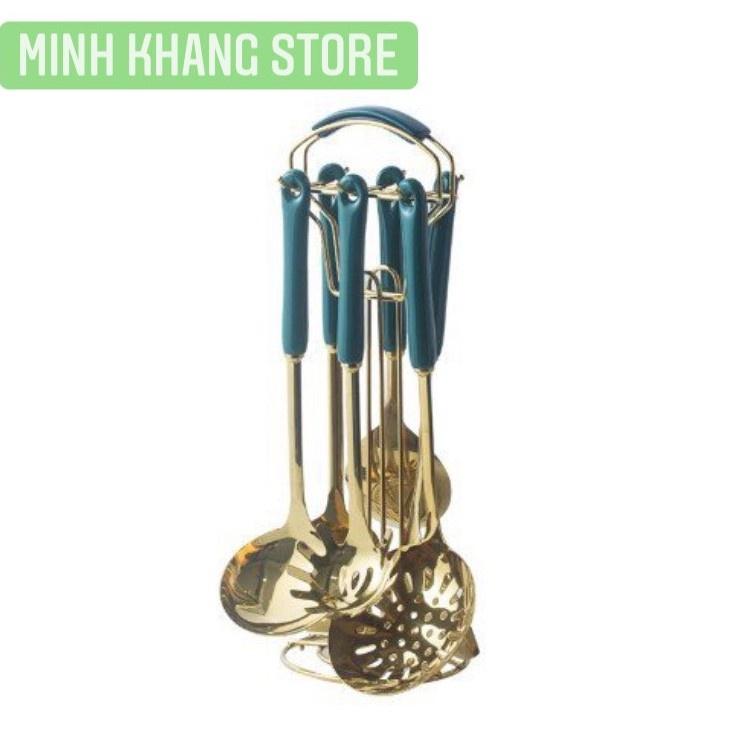 Bộ 7 món dụng cụ nấu ăn inox cao cấp ( hàng sẵn )