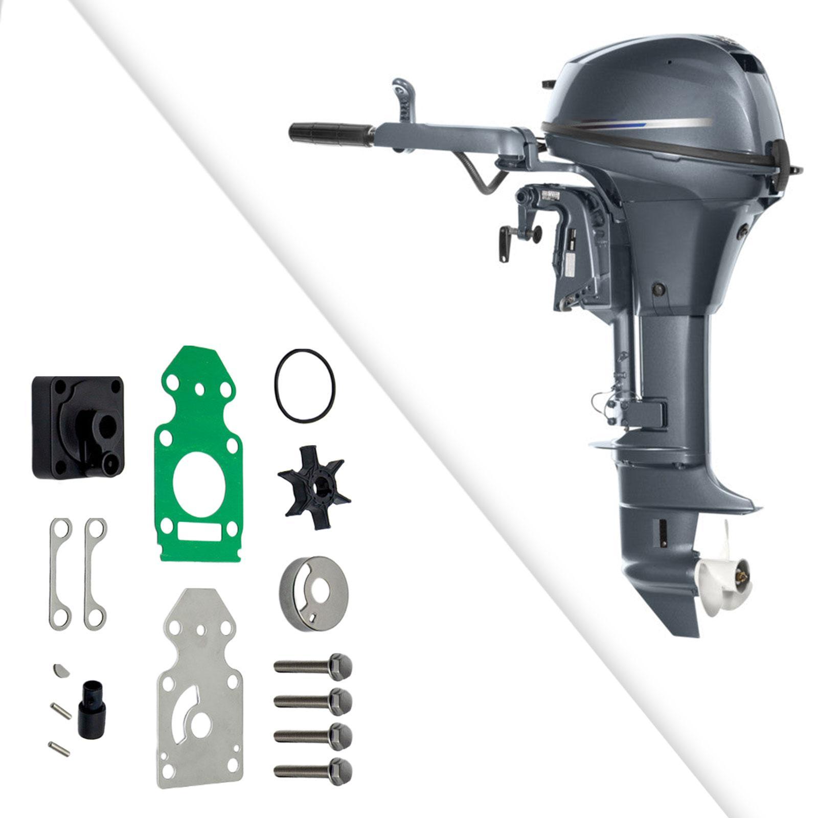 Outboard Pump Rebuild Outboard Parts Easy Installation Professional Durable Metal for Two Stroke 15 Horsepower