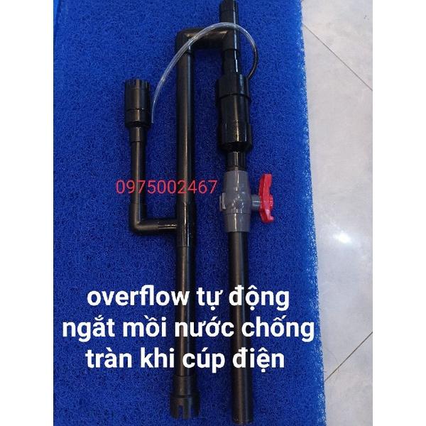 OVERFLOW chống tràn bể cá phiên bản mới mặt hút xoay