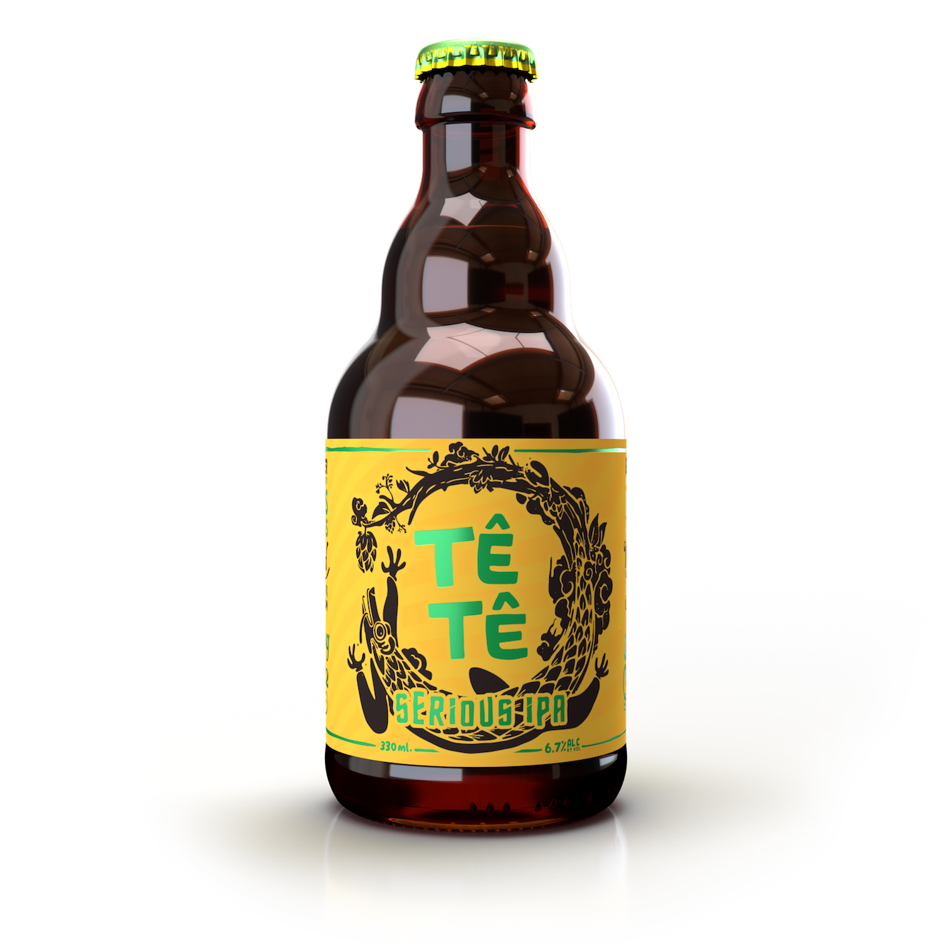 Bia thủ công Tê Tê CHAI SERIOUS IPA