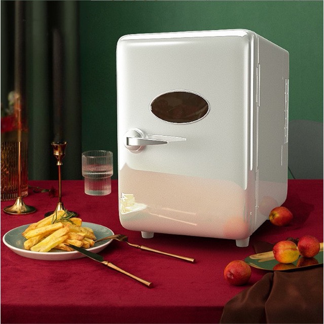 Tủ lạnh mini 2 chế độ nóng lạnh 4 lít cho gia đình và ô tô