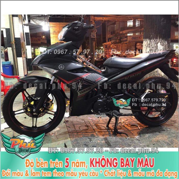 Tem rời Exciter 150 Mx đen nhám  -1
