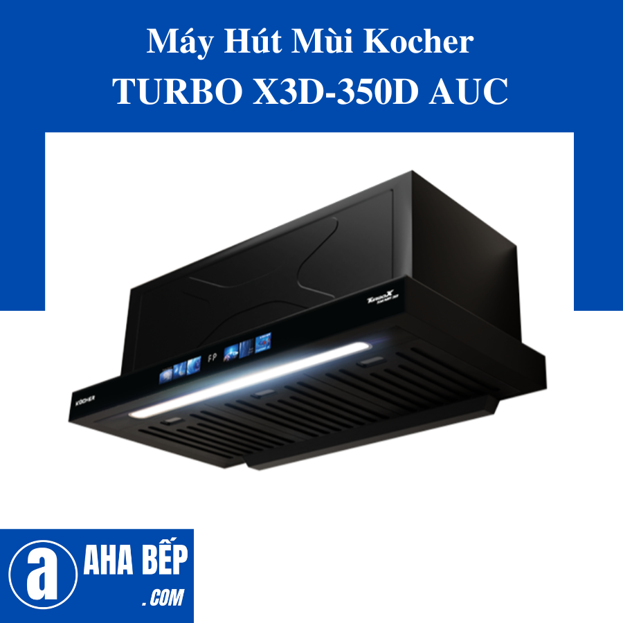 Máy Hút Mùi Kocher TURBO X3D-350D-AUC - Hàng Chính Hãng