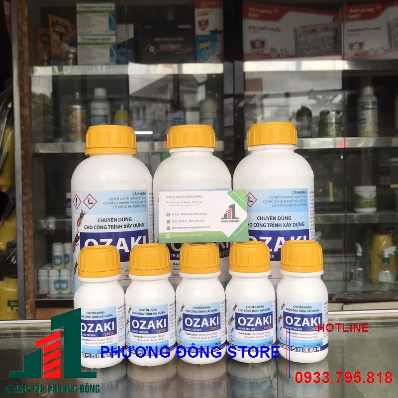 Thuốc diệt mối, phòng mối Ozaki 240SC _ chai 100ml