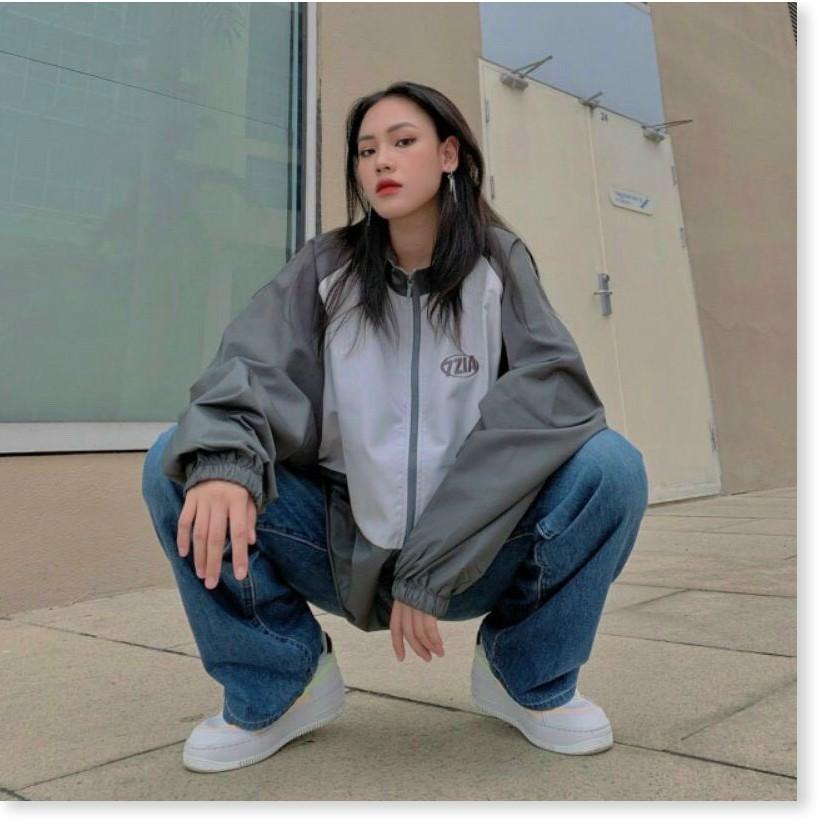 Hình ảnh ÁO KHOÁC BOMBER NAM NỮ UNISEX  HOTTREND CỰC ĐẸP , CHẤT DÙ 2 LỚP PHỐI MÀU CÁ TÍNH FORM RỘNG CHUẨN ĐẸP MẪU MỚI NHẤT HIỆN NAY-JINS STORE