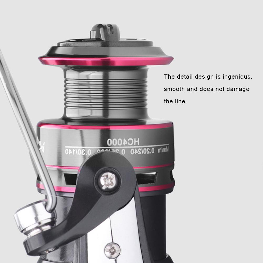 Máy câu cá cuộn tay quay kim loại đúc chất lượng cao