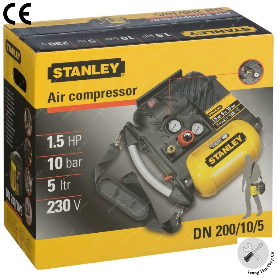 Máy nén khí không dầu 5L Stanley DN200/10/5