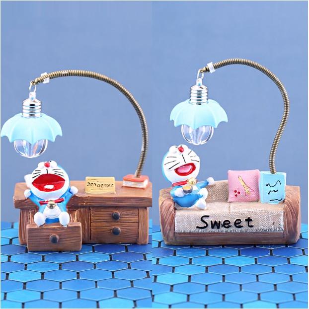 Đèn Ngủ Doraemon Siêu Dễ Thương Cute Đang Làm Việc, Đèn Decor Trang Trí, Quà Tặng Sinh Nhật, Lưu Niệm