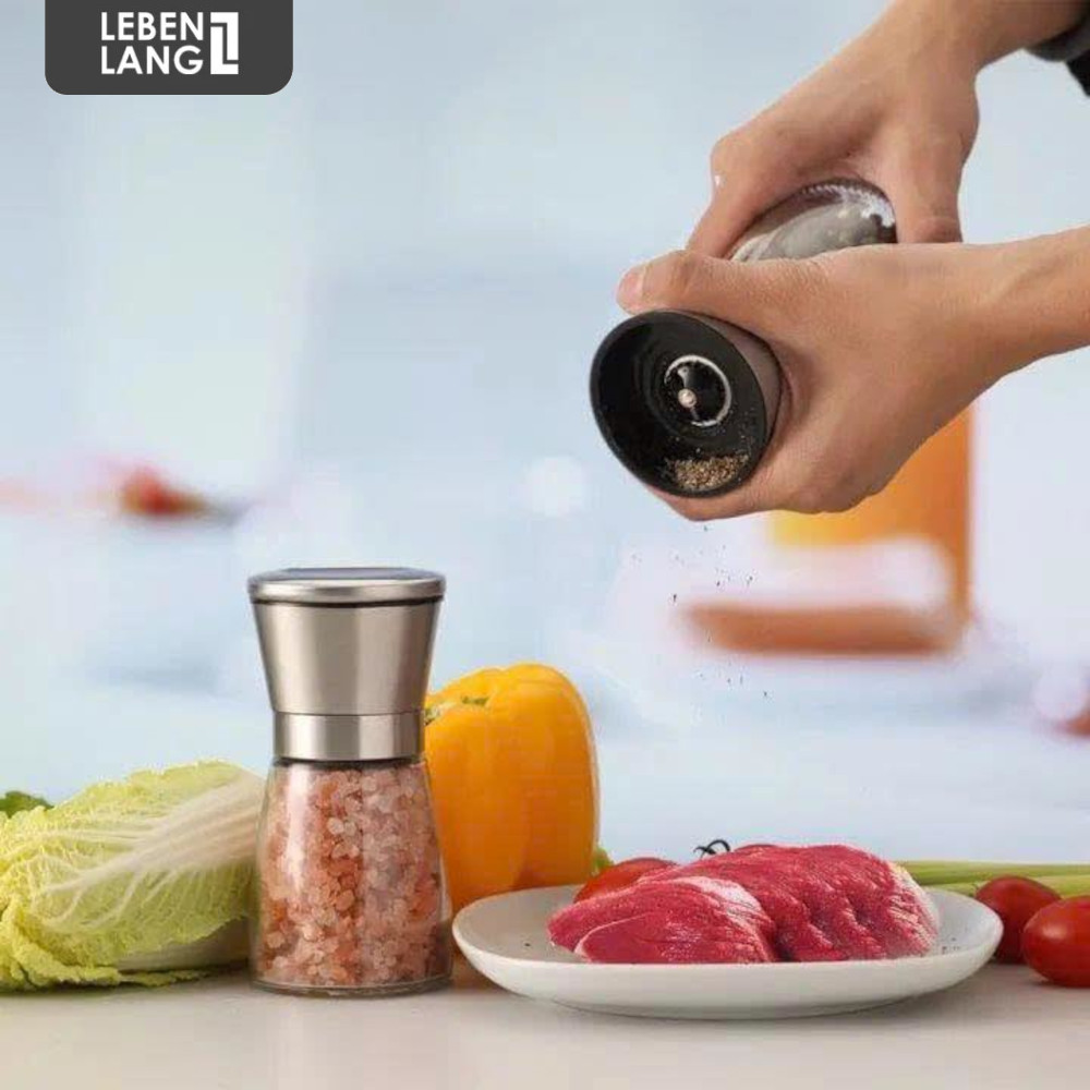 Dụng cụ xay tiêu cầm tay thủy tinh Lê Bên Làng LBL9595 dung tích 170ml nhỏ gọn tiện lợi