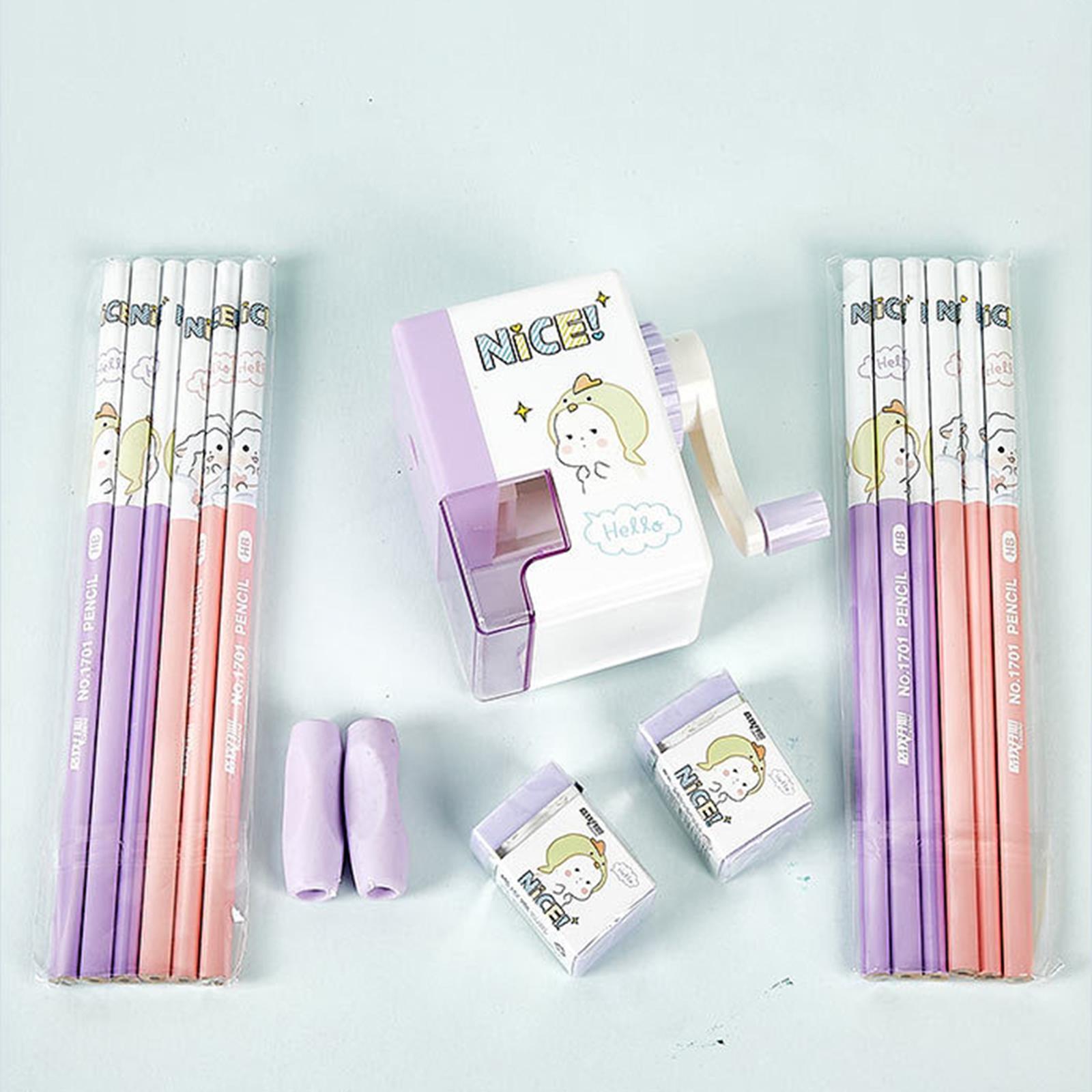 School Stationary Set Gifts for Kids Cute Back to School Supplies 12 Pencils