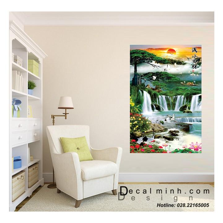 Decal Tranh dán tường phong thủy đẹp