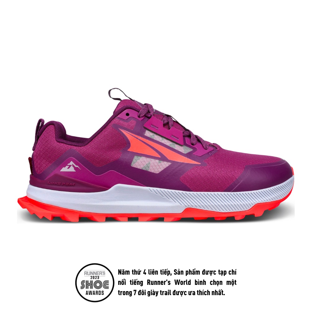 Giày Chạy Địa Hình Nữ Altra Lone Peak 7 - Purple/Orange