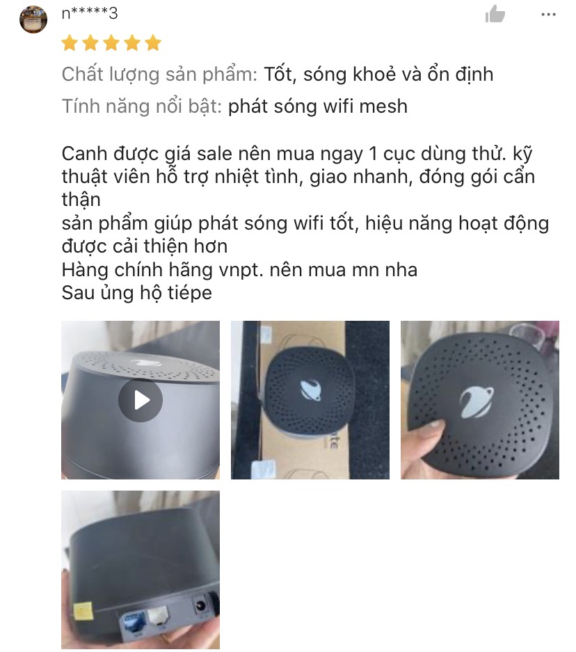 Hệ thống WiFi Mesh VNPT Technology iGate EW12ST chuẩn AC tốc độ cao hàng chính hãng