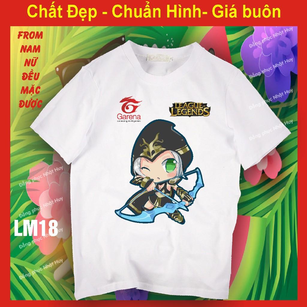 Áo thun game Liên minh huyền thoại lol LM17, chất đẹp, bao đổi trả,phông, yasuo, teamo,leesin, tôn ngộ không