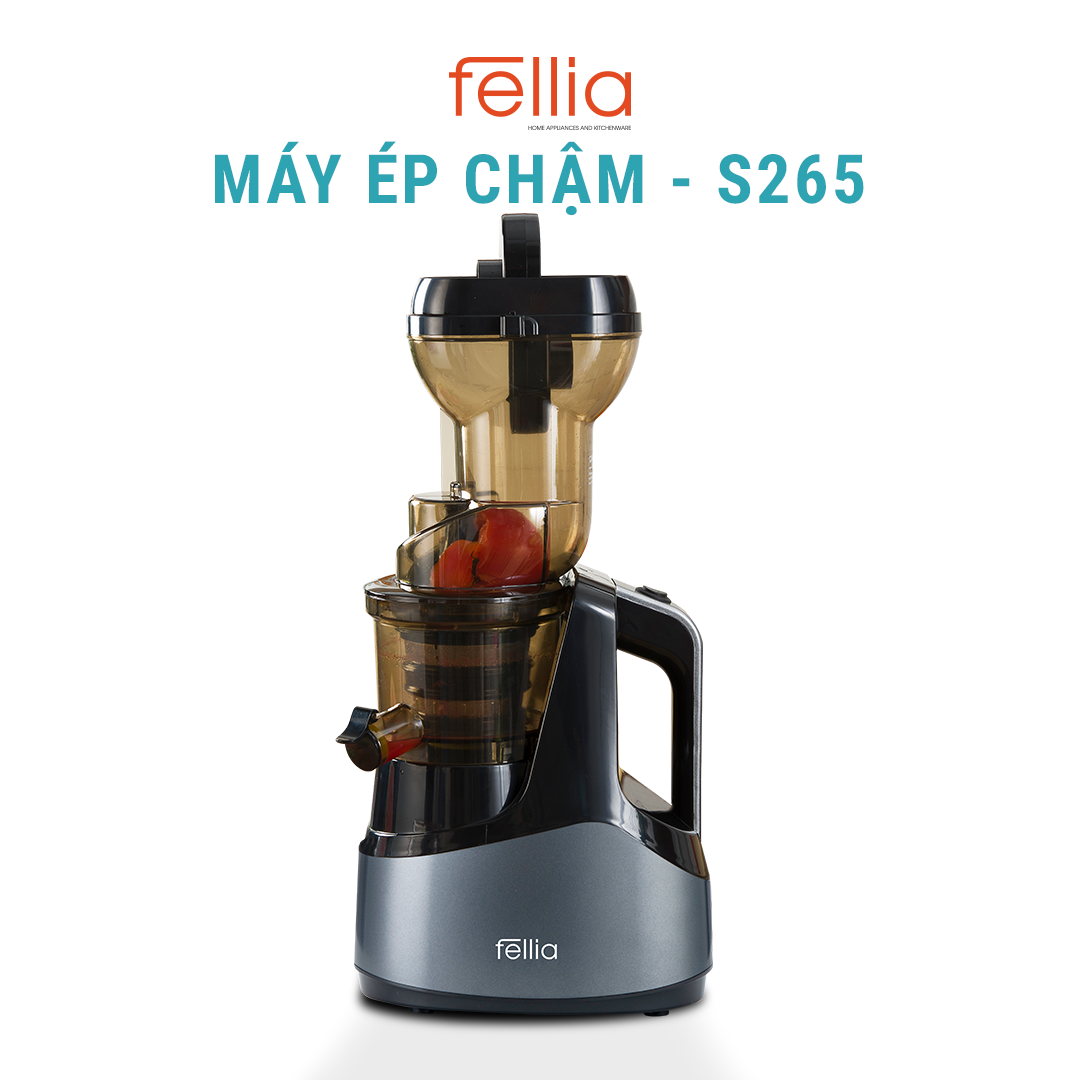 Máy ép chậm trái cây rau của quả Fellia S265 - Hàng chính hãng